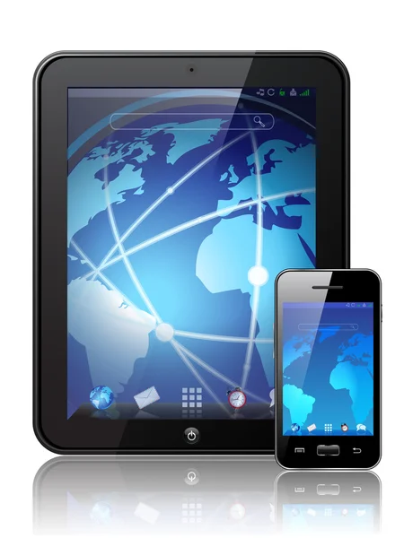 Tablet Vector digital —  Vetores de Stock