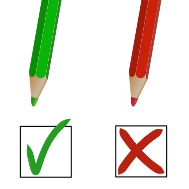 Pencil marks clipart