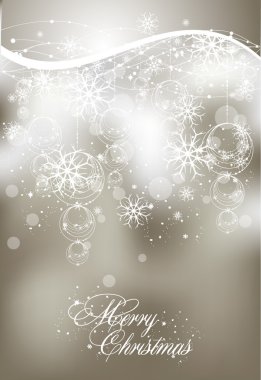 Abstract xmas greeting card clipart