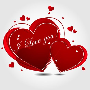 Vector Valentine's Day card clipart