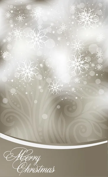 抽象的なクリスマスのグリーティング カード — ストックベクタ