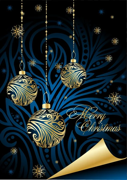 Illustration décorative de Noël — Image vectorielle
