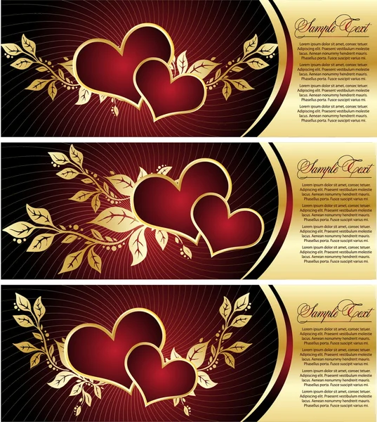 Set mit valentines Designelementen — Stockvektor