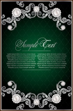 antique green illustration clipart