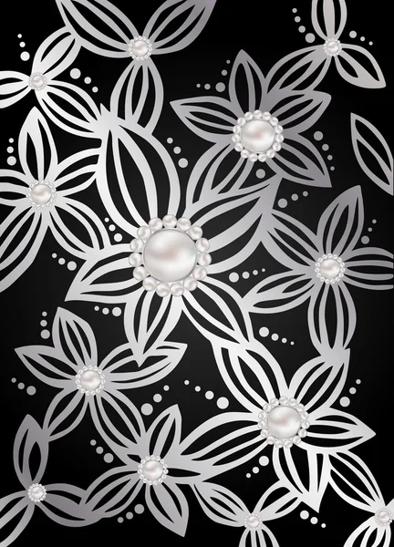 Texture abstraite florale — Image vectorielle