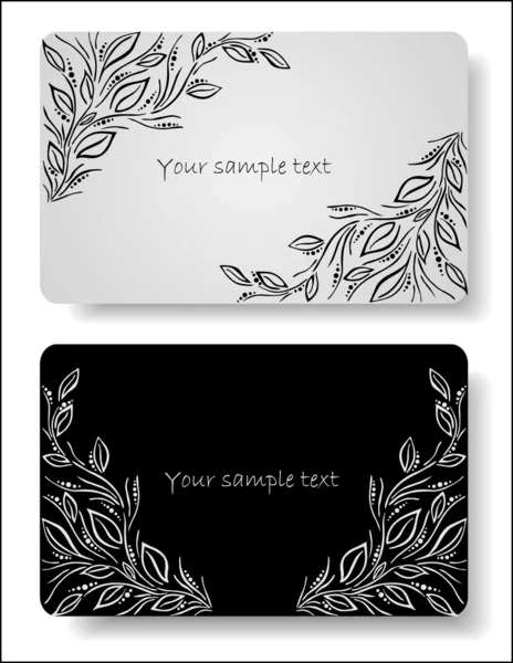 stock vector abstract floral cards