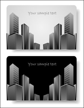 abstract corporate city buildings clipart