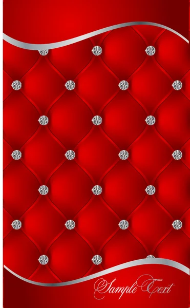 Vecteur arrière-plan luxe rouge — Image vectorielle