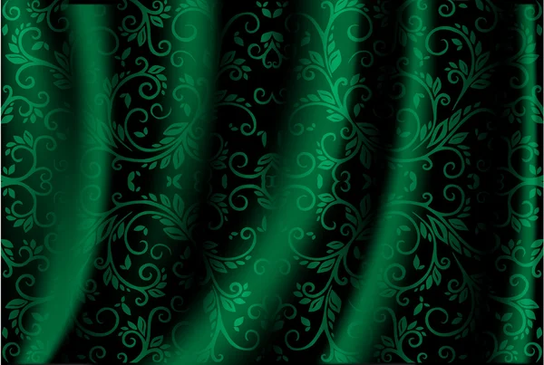Зеленый Роскошный фон — стоковый вектор