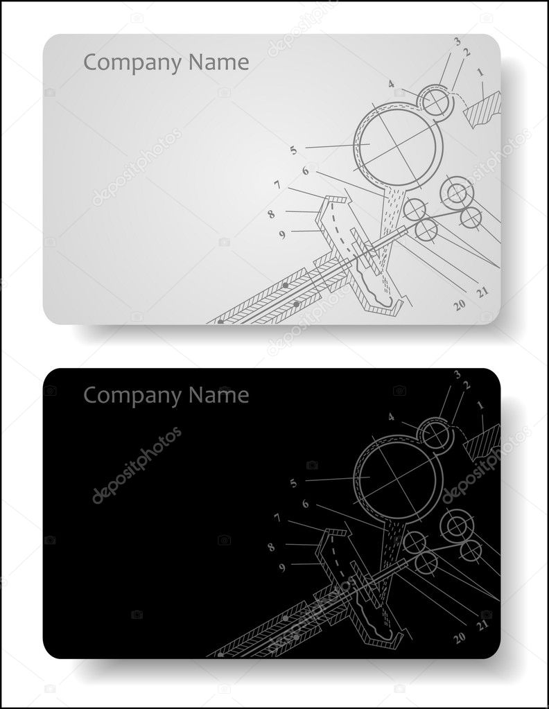 business card for the engineer