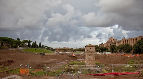 Раскопки в Риме . — стоковое фото