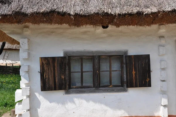 stock image Ukrainian rural window