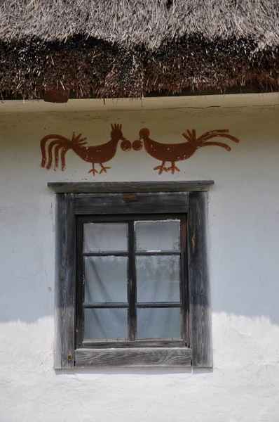 stock image Ukrainian rural window