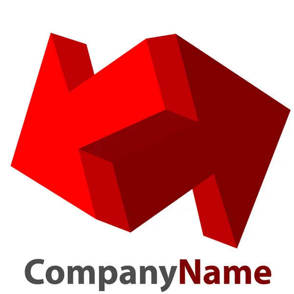 Onmogelijk logo — Stockvector