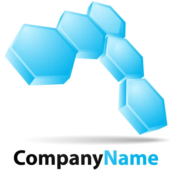 Logotipo da célula — Vetor de Stock