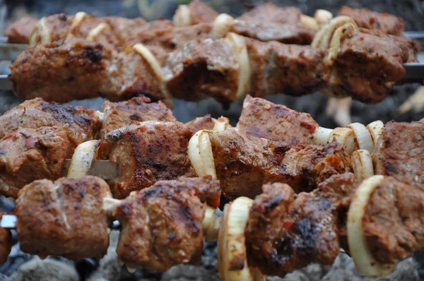 바베 큐 고기 — 스톡 사진