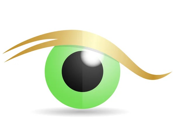 Logo dell'occhio — Vettoriale Stock