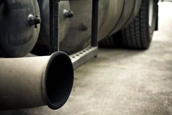 stock image Exhausts of the truck