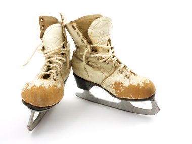 Old skates clipart