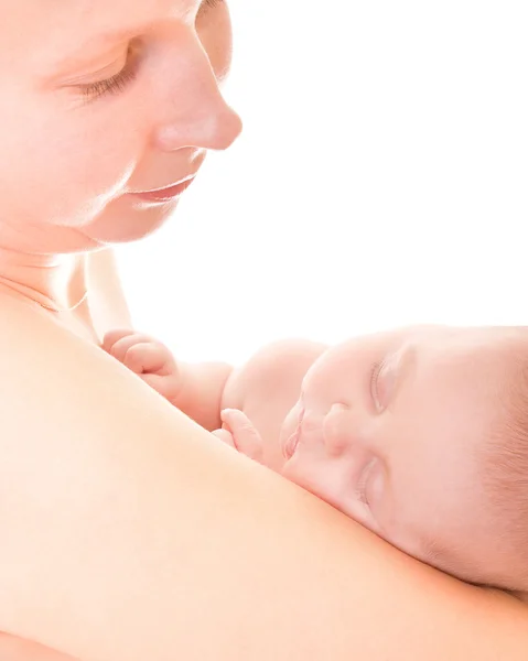 Baby and mother. — Stock Photo, Image