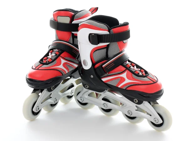 stock image Roller skates on a white background.