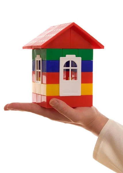 House on the hands. Royalty Free Stock Photos
