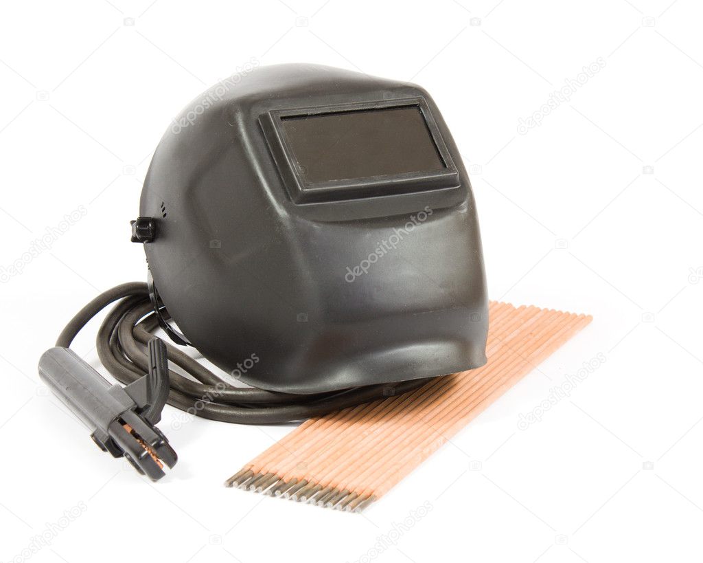 Welding tool on a white background.