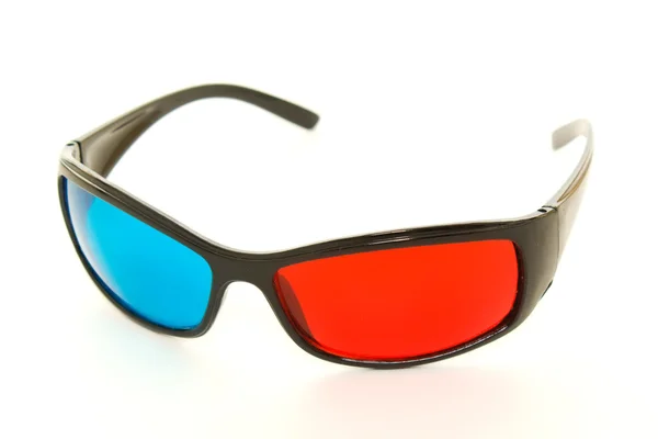 3-D óculos em um fundo branco — Fotografia de Stock