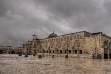 Al Aqsa mosque in Jerusalem clipart