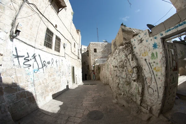 Ιερουσαλήμ οδό κινείται επί του εδάφους Ιερά — Φωτογραφία Αρχείου