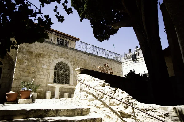 Gerusalemme strada viaggi in terra santa — Foto Stock