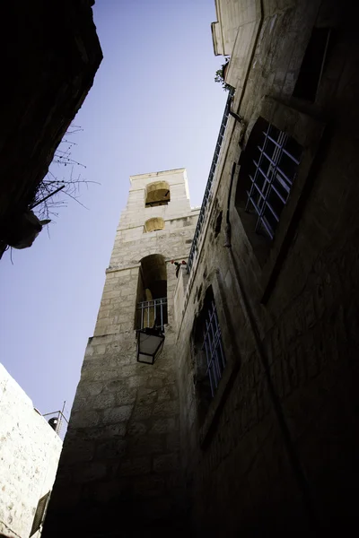 A Szentföld street Jeruzsálem utazás — Stock Fotó