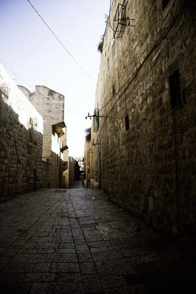 Kudüs Caddesi üzerinde kutsal topraklara seyahat — Stok fotoğraf