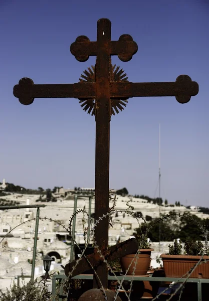Gerusalemme strada viaggi in terra santa — Foto Stock