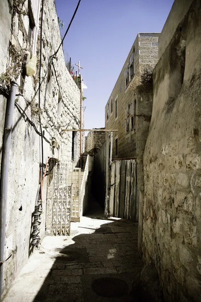 Jeruzalem straat reizen op het Heilige land — Stockfoto