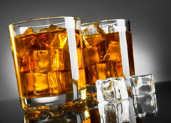 Whisky en ijs — Stockfoto