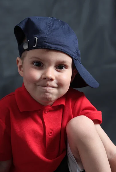 Portret chłopca, cztery lata — Zdjęcie stockowe