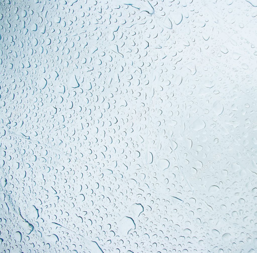 Water Drops on Glass — Stock Photo © Uralsky 5800603