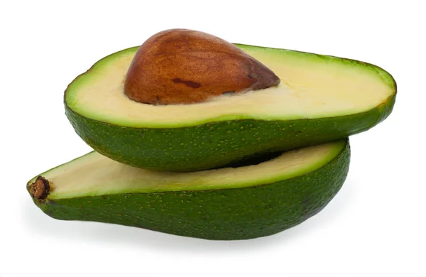 Avocados isoliert auf weißem Hintergrund — Stockfoto