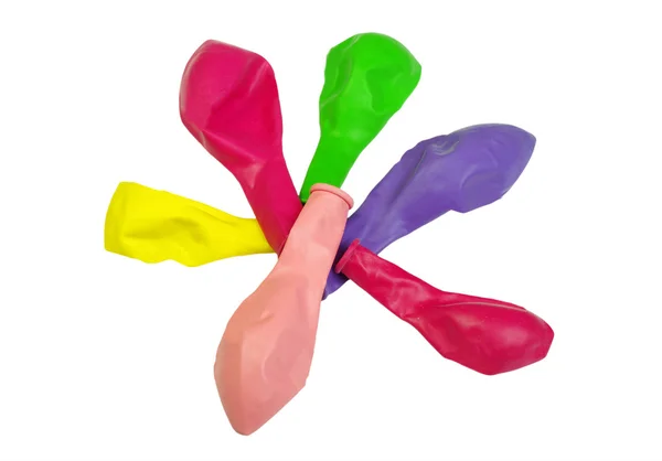 Veelkleurige lucht ballonnen — Stockfoto