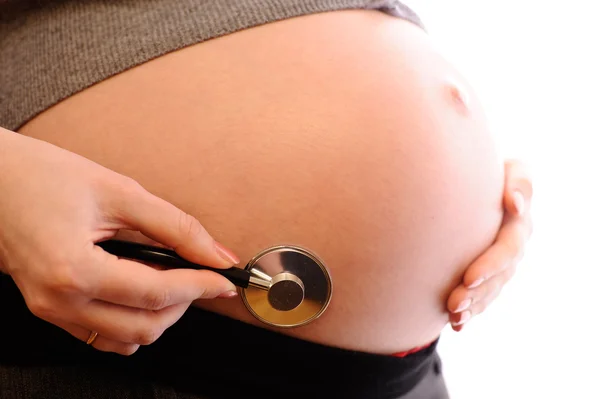 Examen médico del vientre — Foto de Stock
