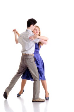 Dancing couple clipart