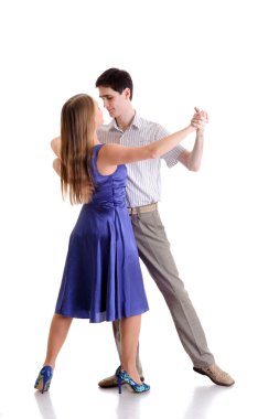 Dancing couple clipart