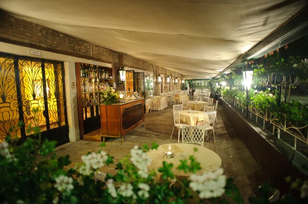 Restaurant in venedig — Stockfoto