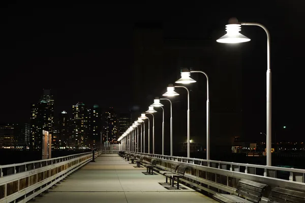 Gece yeni-york — Stok fotoğraf