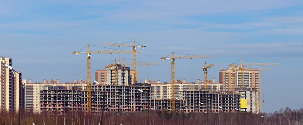 Construction of new area — Stock Photo, Image