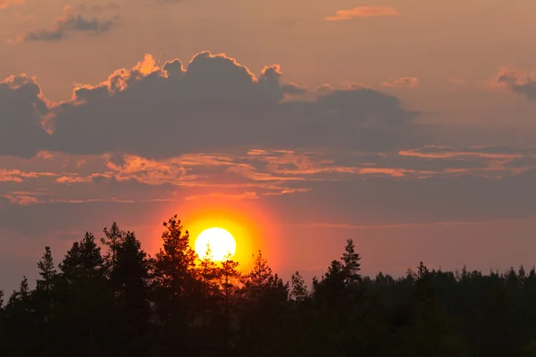 Il sole della sera — Foto Stock