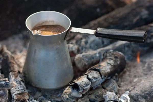 Stock image Coffee on coals