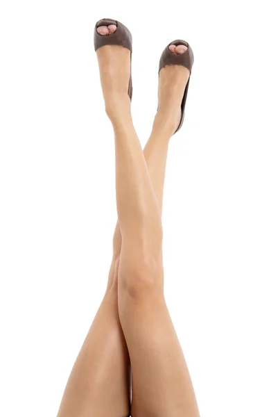 Гармоничные женские ноги — стоковое фото