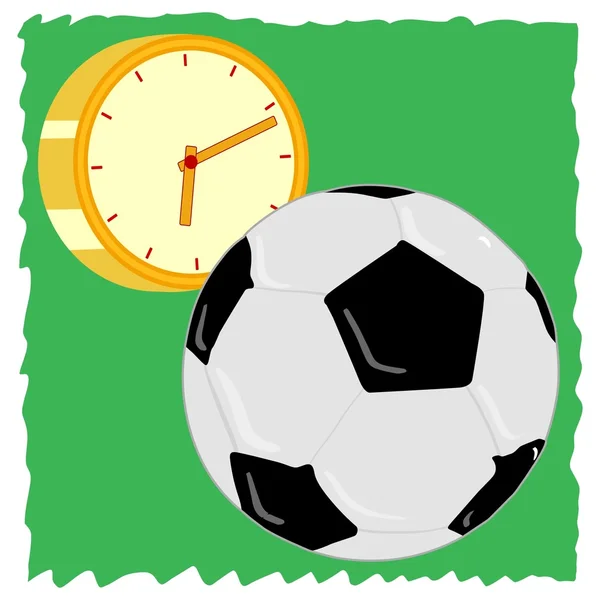 Czas do gry w piłkę nożną — Wektor stockowy